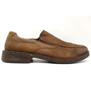 Born Brown Leather Dress Casual Slip On Chelsea Loafers Shoes Men's 47.5 / 13
